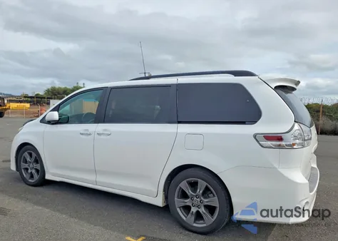 2020 Toyota Sienna Se from USA, damaged, VIN 5TDXZ3DC0LS070920